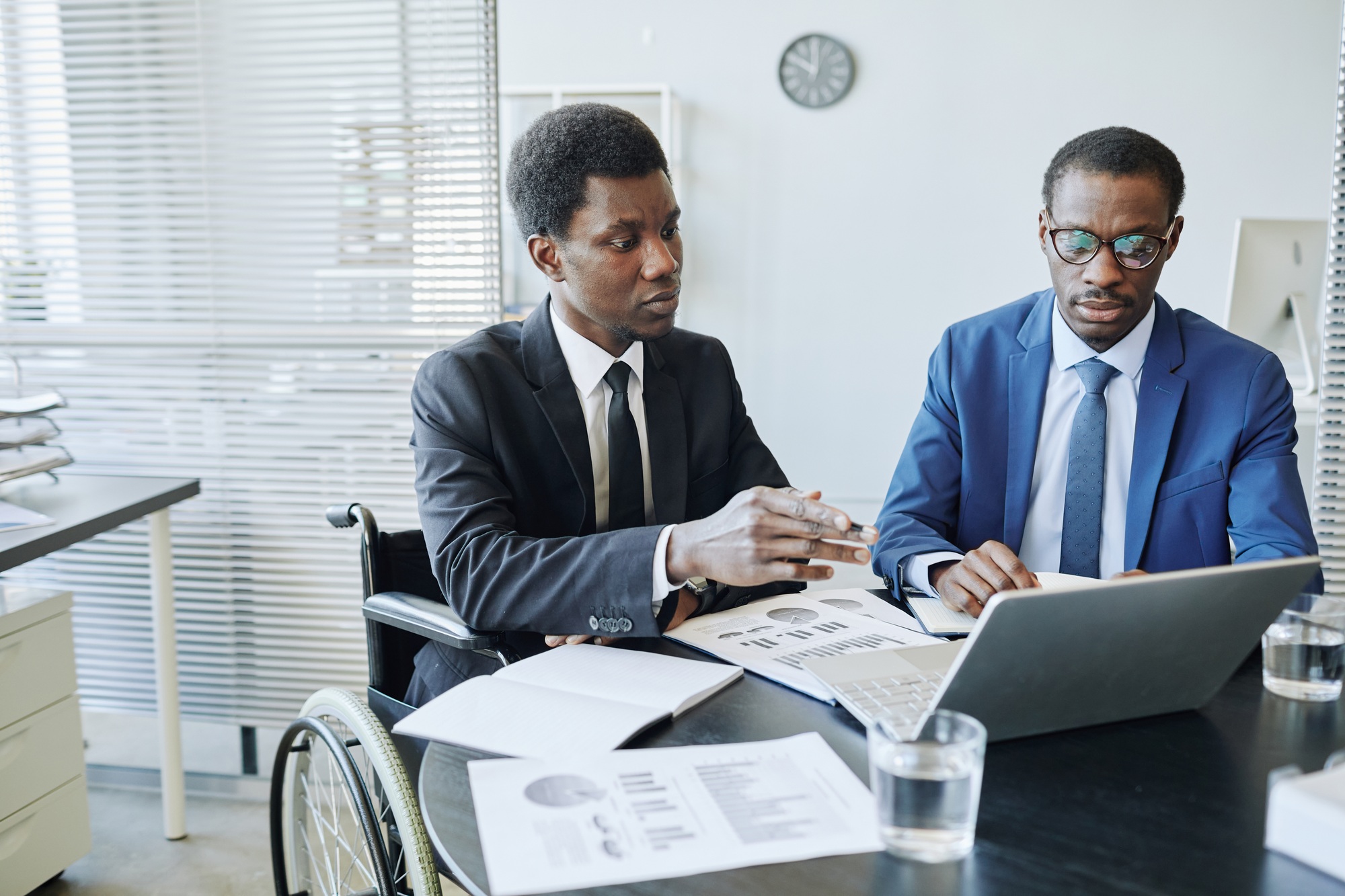 African American Business People in Meeting